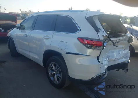 2014 Toyota Highlander Xle V6 из США, поврежденный, VIN 5TDKKRFH5ES016431